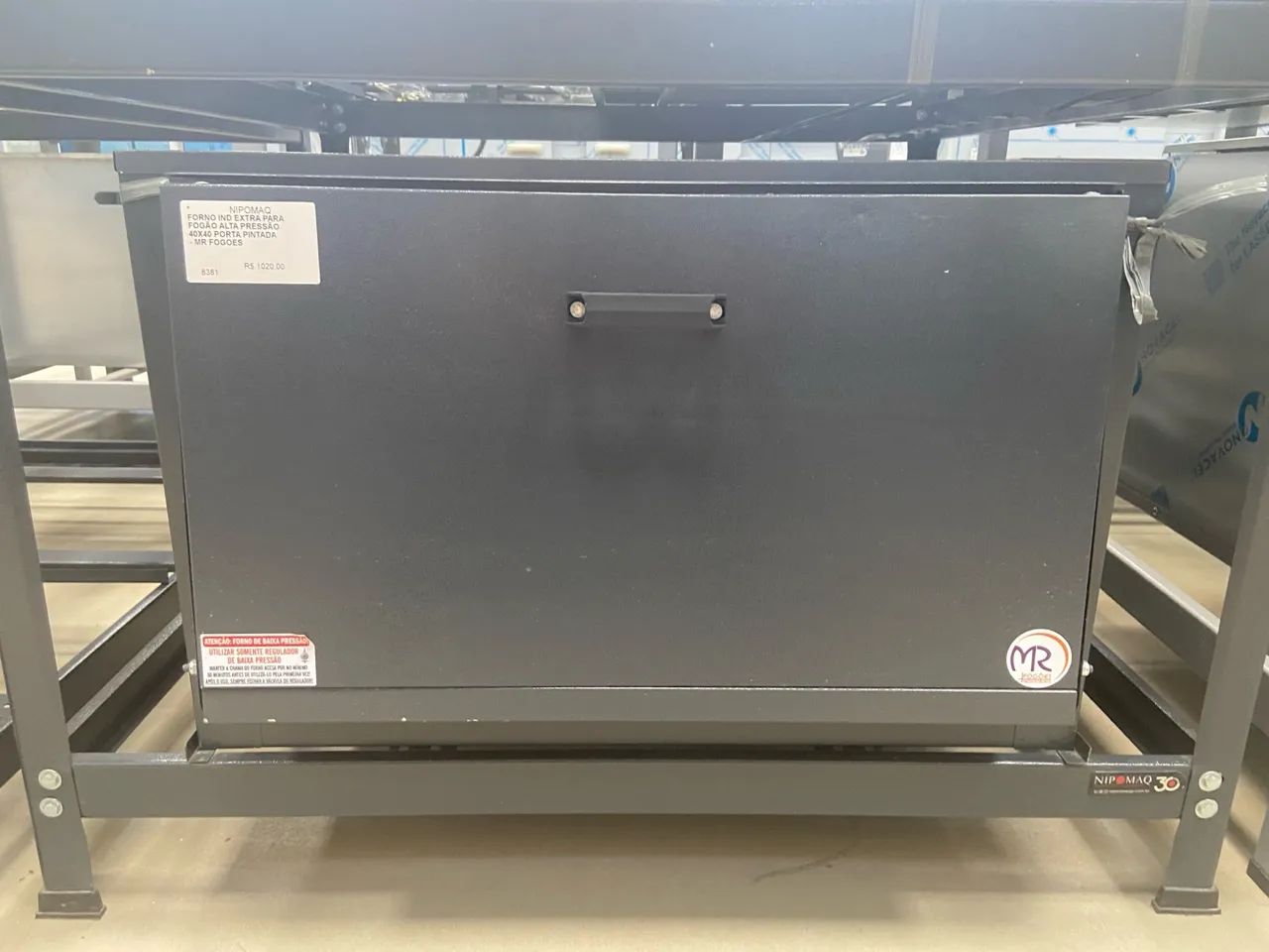 FORNO INDUSTRIAL EXTRA PARA FOGÃO PORTA PINTADA 40X40 - MR FOGÕES 