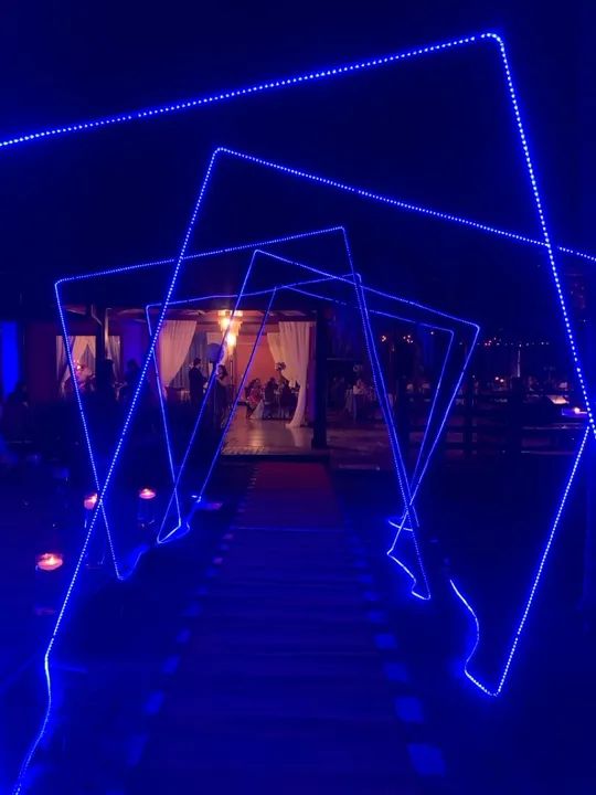 Locaçao de varal de luzes e tunel led - Foto 4