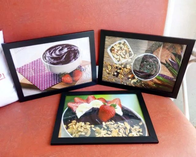 Quadros decorativos para açaiteria (Trio)