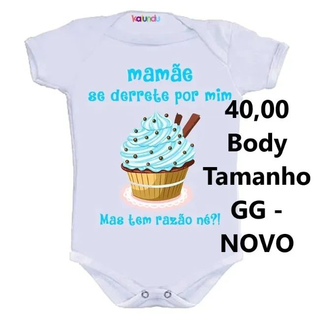 Body Tamanho GG - NOVO - Foto 4