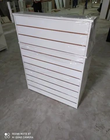 BALCÃO CAIXA COM CANALETADO MDF - Foto 3