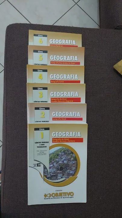 Kit livros de geografia 