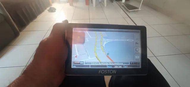 GPS com tv digital 7 Pol. Entrada multimídia .saída câmera ré