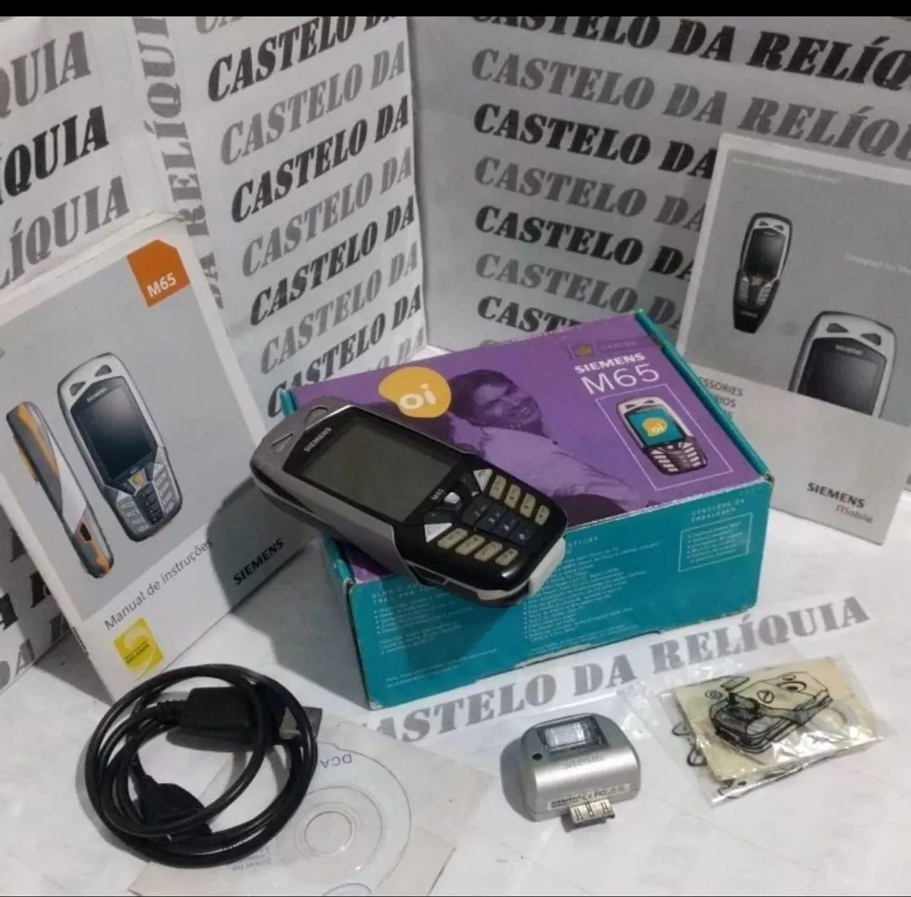 Siemens M65 celular antigo RELIQUIA primeiro ant-shok prova d'água  - Foto 2