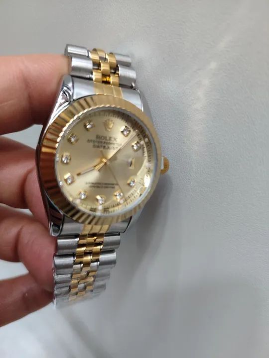 Relógio feminino pulseira de aço  - Foto 4
