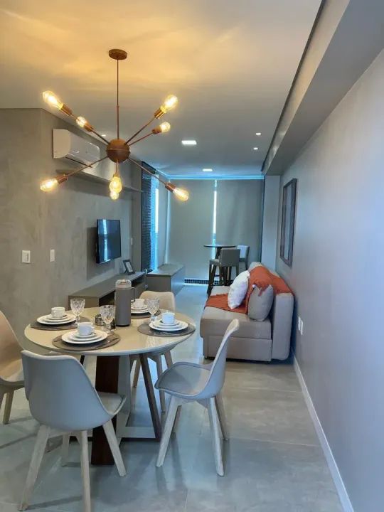 MI - Quarto e sala mobiliado Sky Concept (Jatiúca)