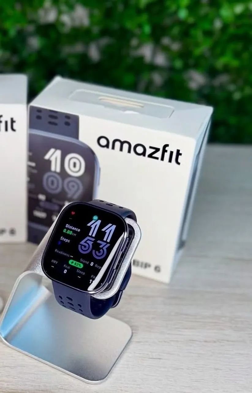 Amazfit Bip 6 Global Azul Escuro Lacrado  - Foto 2