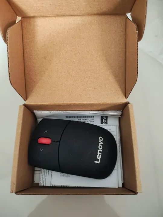 Mouse Lenovo sem fio (Novo)