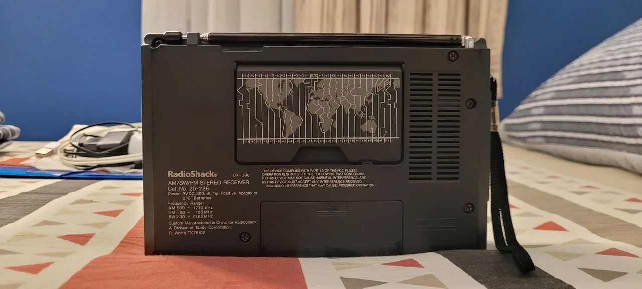 Rádio Shack DX-396/Ñ Xhdata, Tecsun, Sony, Degen, Grundig, Sangean, Motobrás, Motorádio - Foto 3