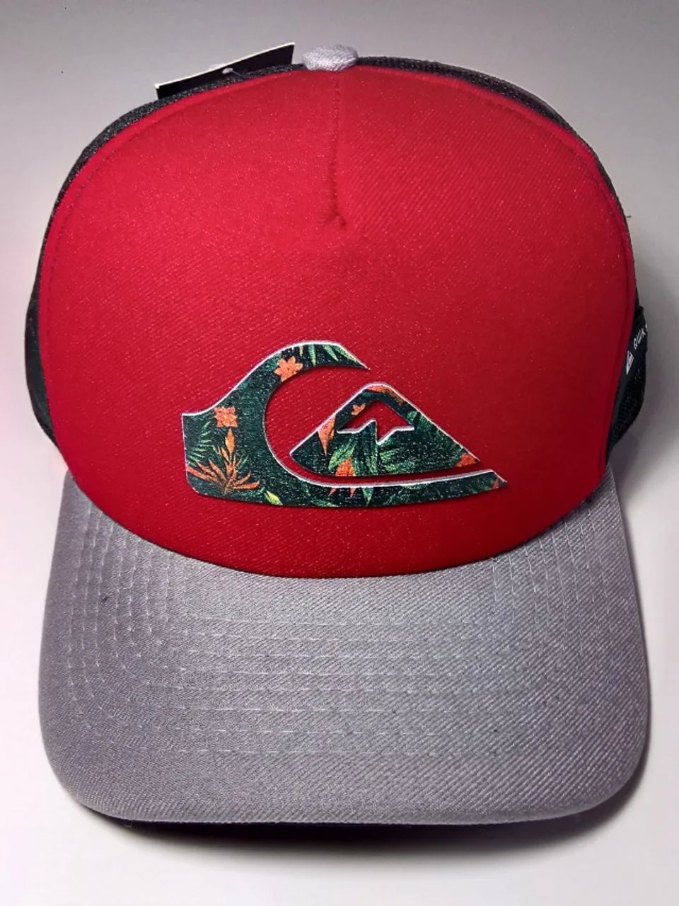 Boné Quik Trucker Redinha - snapback com aba curva e fecho ajustável 