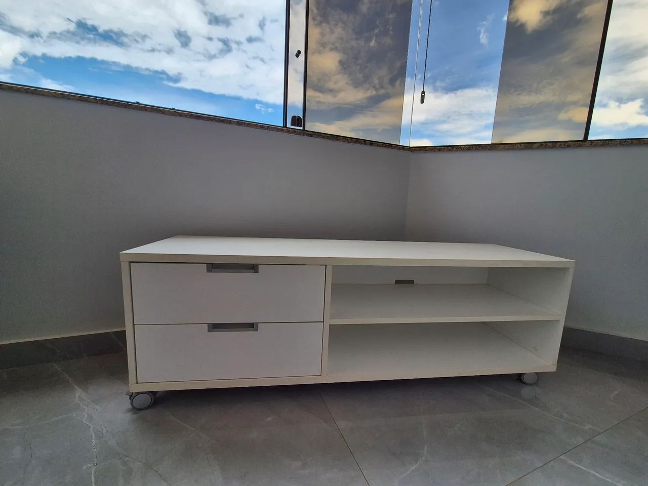 Rack MDF Branco Etna
