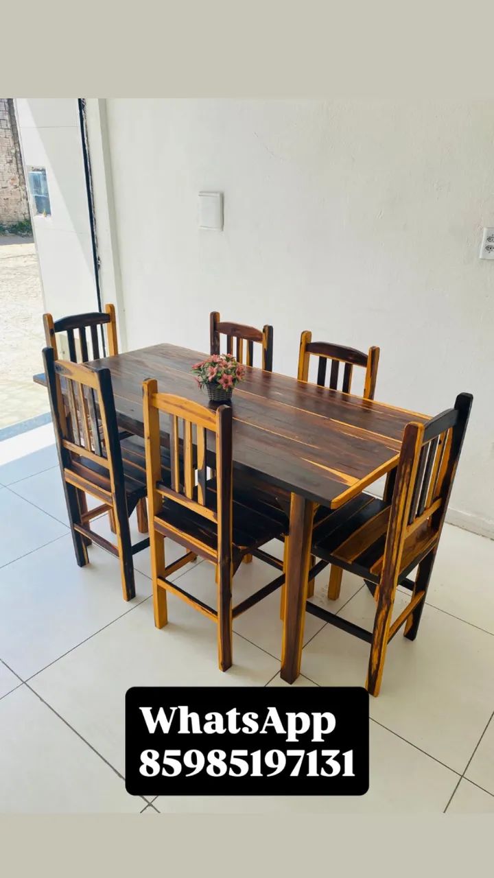 CONJUNTOS FIXOS COM 6 CADEIRAS  - Foto 3