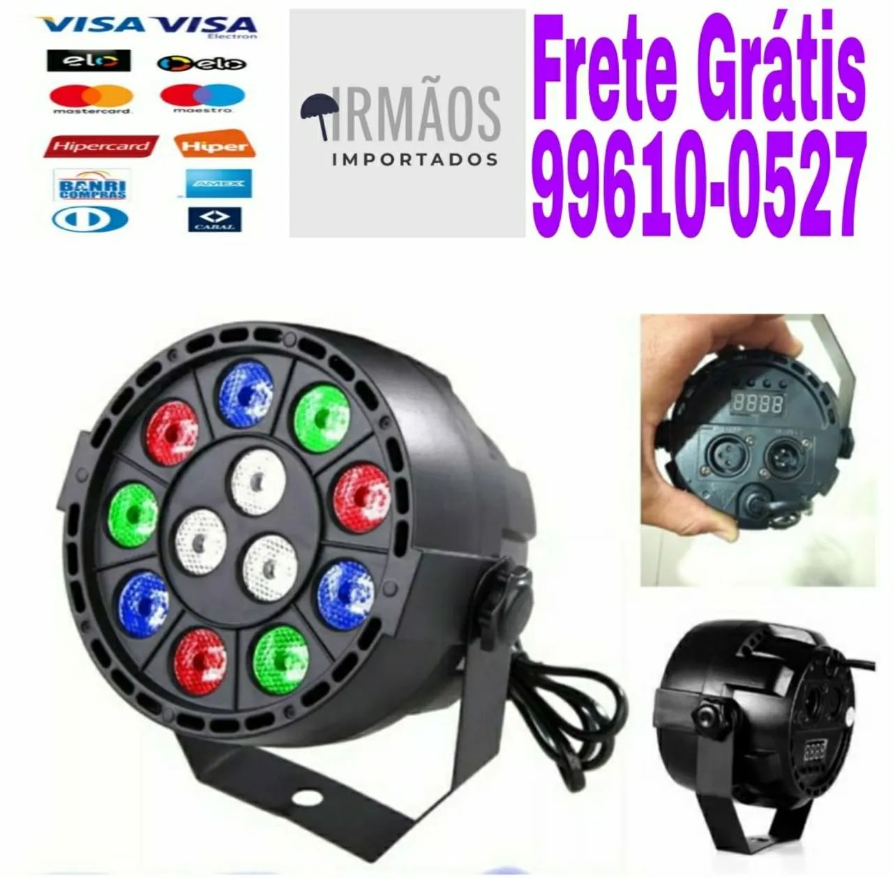 Canhão de Luz com 12 Leds