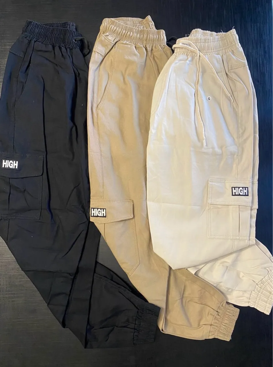 Calças Cargo - Cores Variadas 59,90$