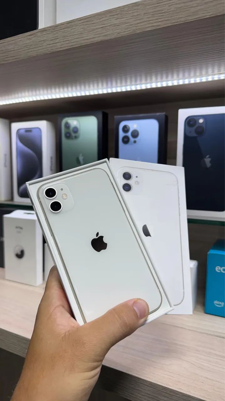 iPhone 11 256 Seminovo, Branco com Caixa. - Celulares e