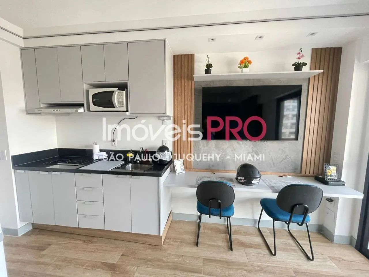 Studio no Brooklin com 28m² pronto para morar, com ar condicionado em condomínio novo - Foto 5