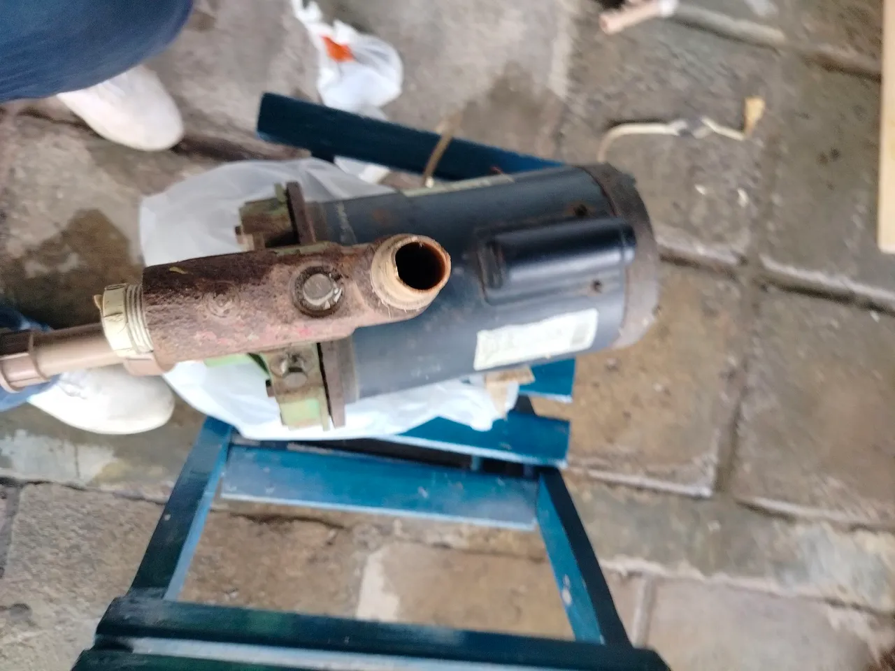 Bomba d'água com potência