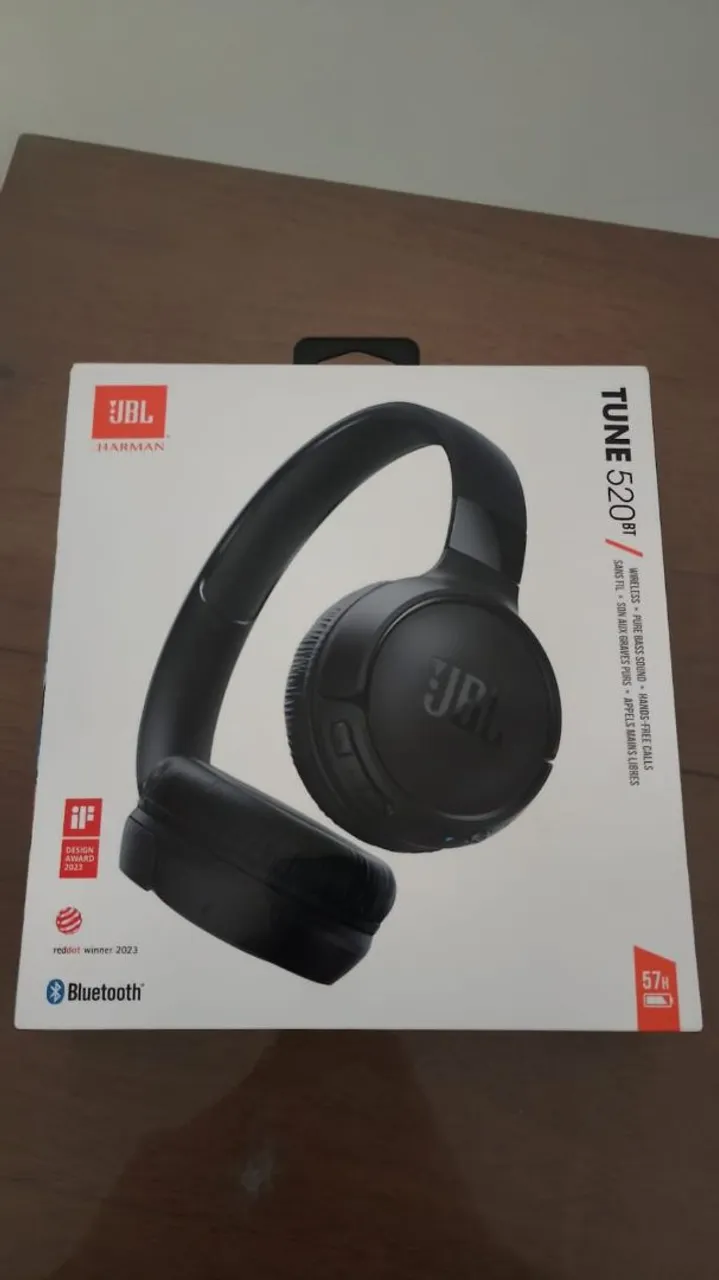 JBL Tune 520BT - Fone de ouvido sem fio com Pure Bass Sound