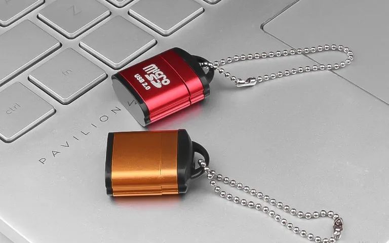 Leitor de Cartão de Memória Micro SD Portátil de Alta Velocidade USB 2.0 Micro COD-CP544 