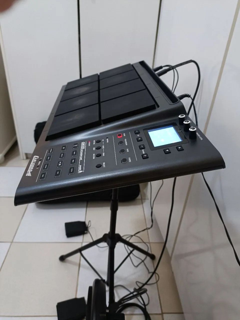 Bateria eletrônica - OCTAPAD + Estante e Bag - Foto 3