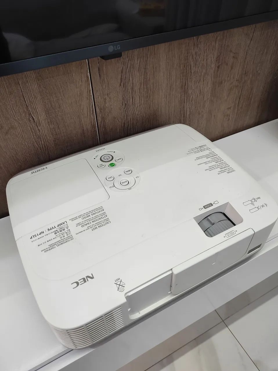 Projetor NEC M260X - Datashow completo divido no cartão e analiso trocas 