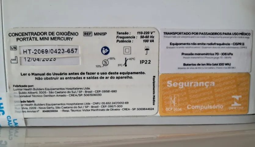 CONCENTRADOR DE OXIGENIO PORTATIL - Foto 2