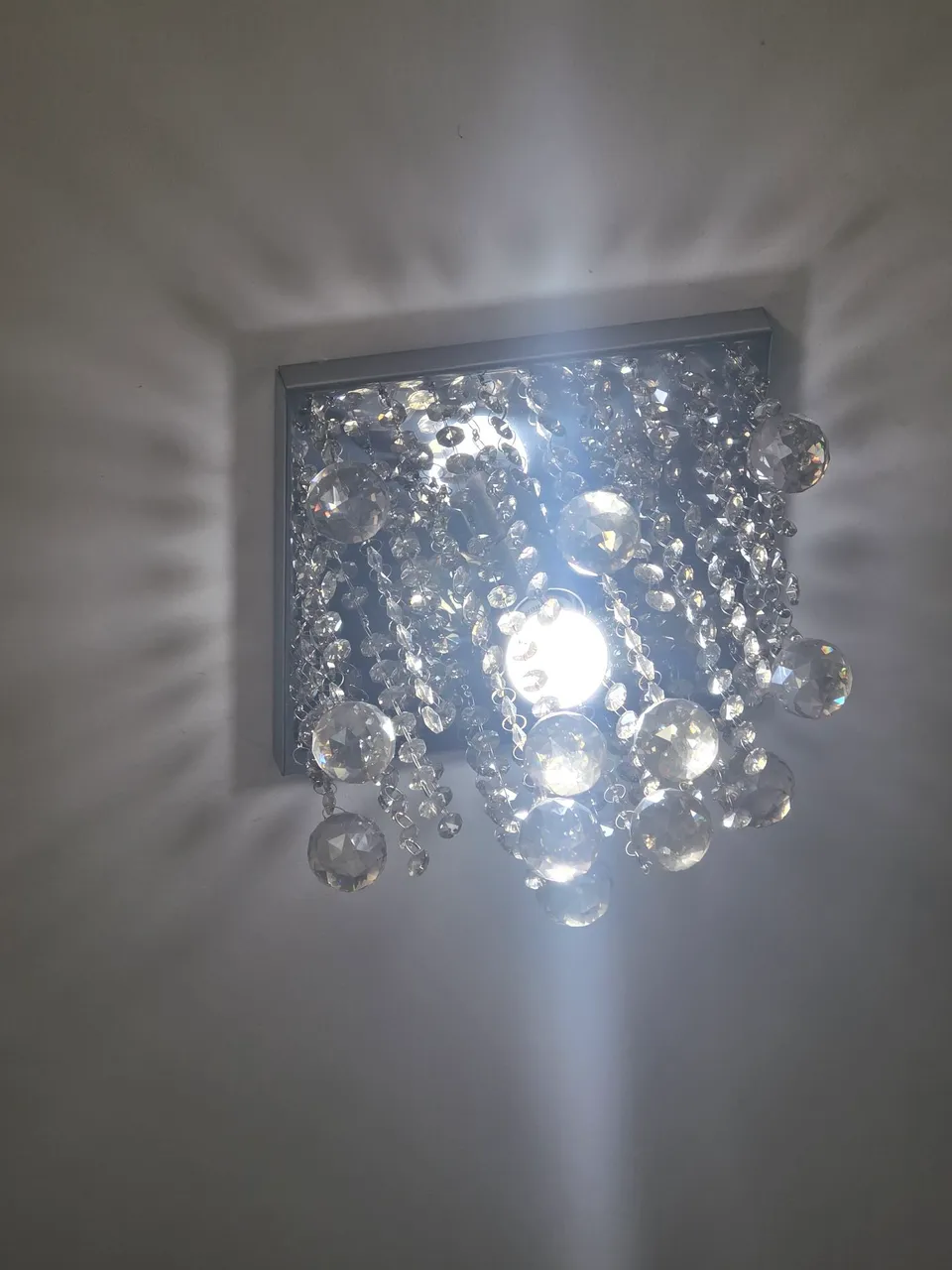 Luminária de Cristal Elegante
