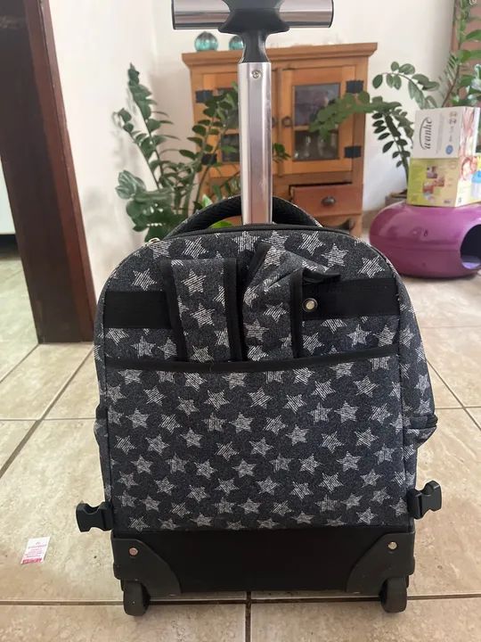 Mochila Escolar sestini nova com Rodinhas - Foto 3