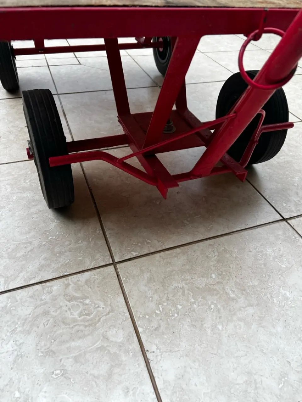 Carrinho Plataforma 250Kg 4 Rodas Maciças 