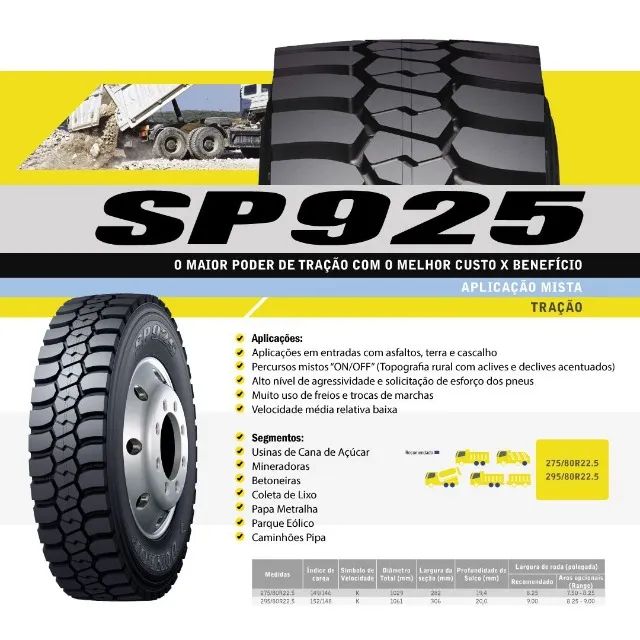 Pneus novos marca Dunlop Nacional 1° linha - Foto 3