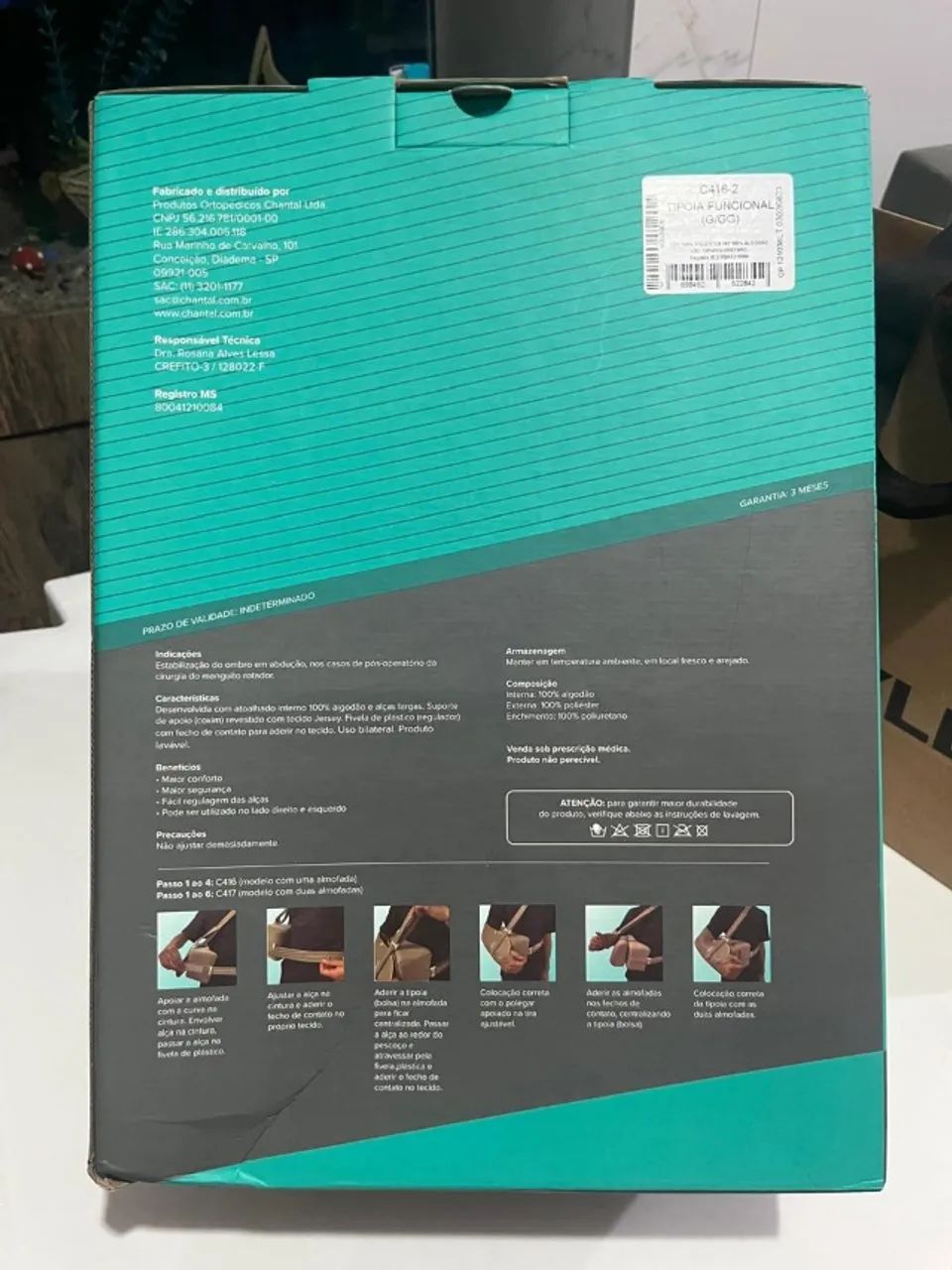 Tipoia Funcional Com Apoio Pós Operatório Abdução - Foto 3