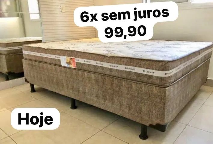 Cama box casal