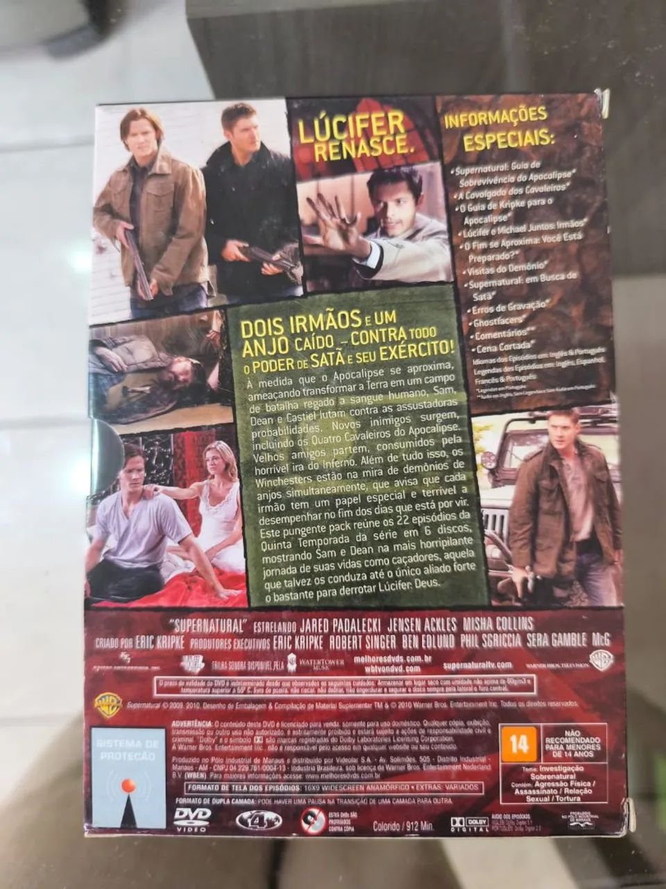 Dvd Supernatural - 5° Temporada  - Foto 2