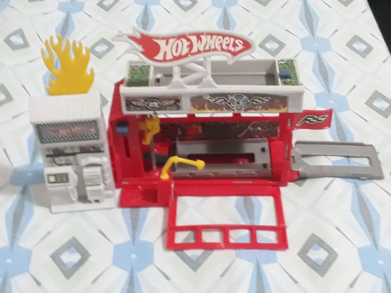 Hot Wheels - Posto de Serviços. 