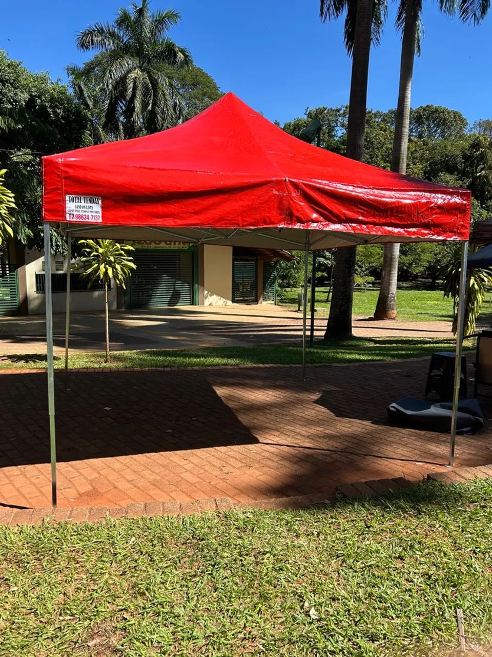 Tenda 3x3 pvc - Ideal para feiras e festas - Foto 2