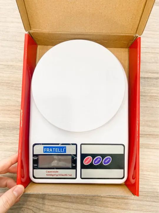 Balança de Cozinha Digital 10Kg - Loja Mega Tudo - Foto 2