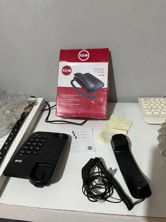 Telefone Fixo Keo K 103 - Novo - Foto 5