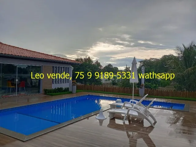 Leo vende, Chacara na Matinha, 3\4 suíte, piscina, goumert