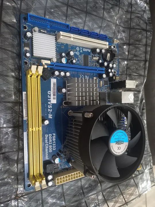 Placa-Mãe G31VS2-M + processador Pentium Dual Core + air cooler - Foto 2