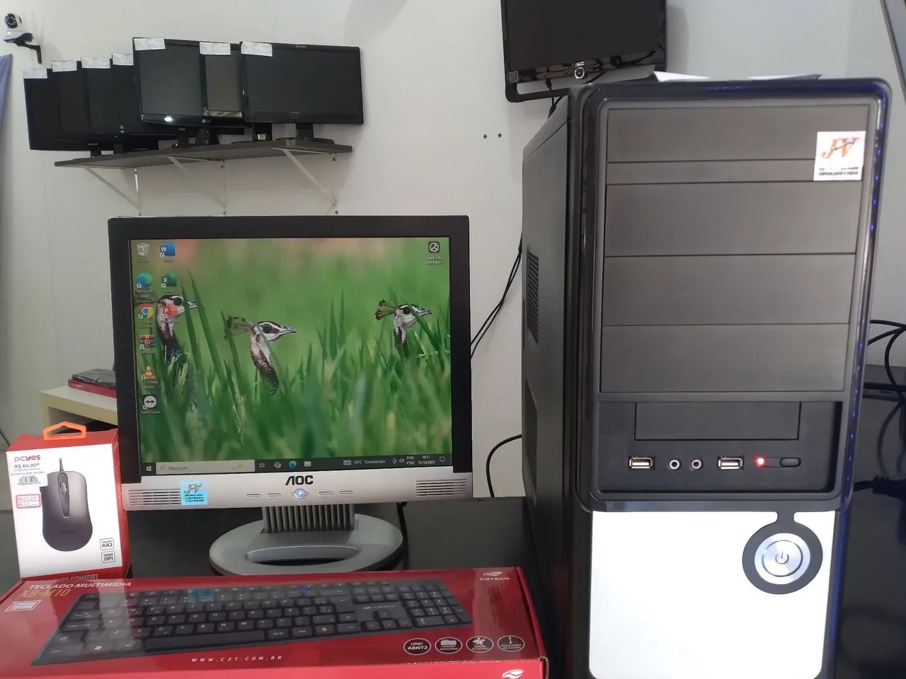 Computador completos,  Windows 10 , com garantia,  só ligar e usar - Foto 2