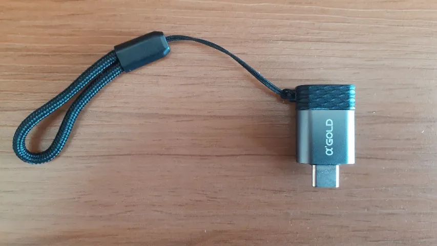 Adaptador OTG tipo C p/ USB - ?' GOLD - CBA23 - Foto 4