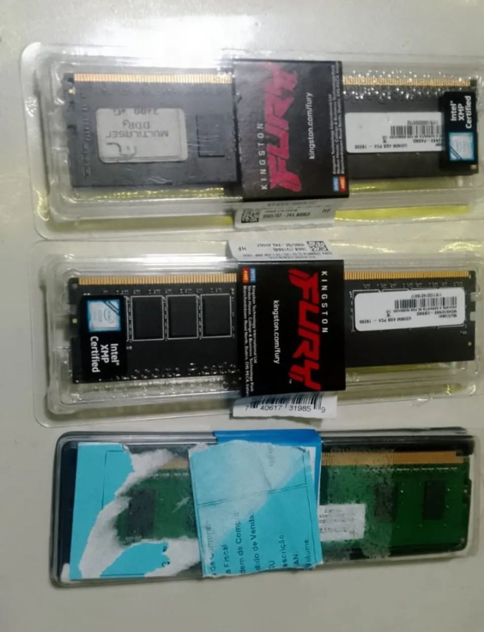 6 Memorias DDR4 4gb 2400Mhz - Foto 2