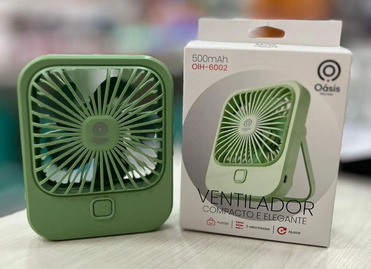 Mini Ventilador Portátil Oasis - Compacto e Elegante - Foto 5
