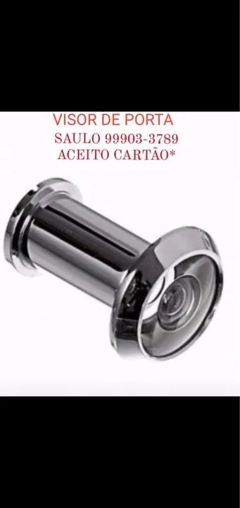 INSTALAÇÃO OLHO MÁGICO VISOR PORTA - Foto 2