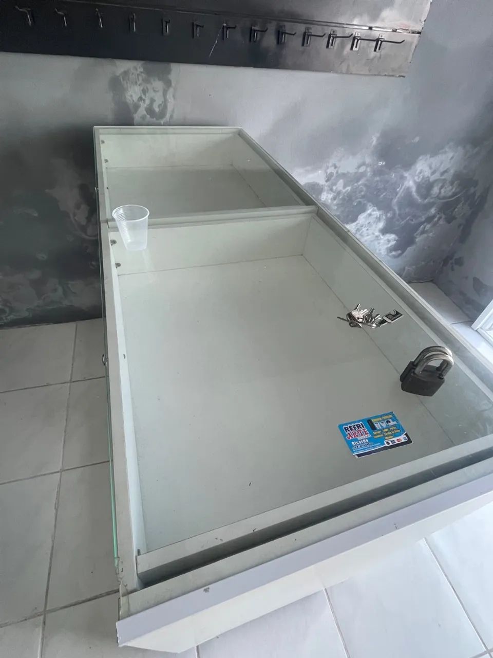 Vitrine de Vidro para Loja