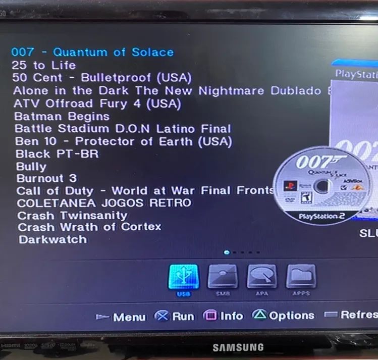 Ps2 com 2 controles e cabos, com mais de 2400 jogos  - Foto 3