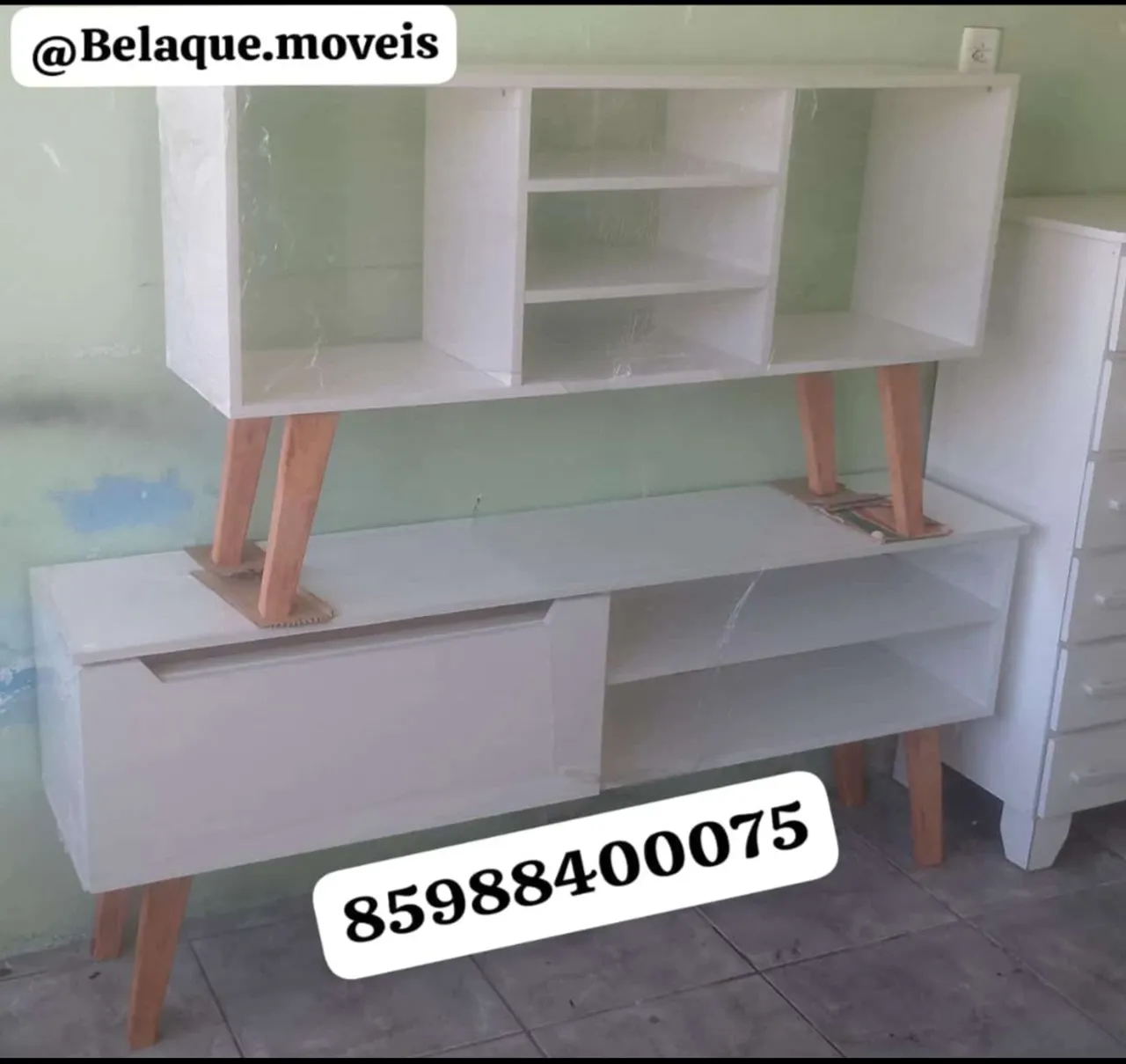 *Promoção* Rack retrô branco a partir de R$250,00