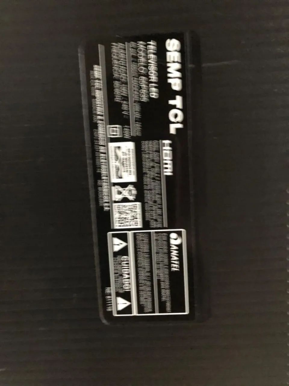 TV LED 65 4K TCL retirada de peças  - Foto 2
