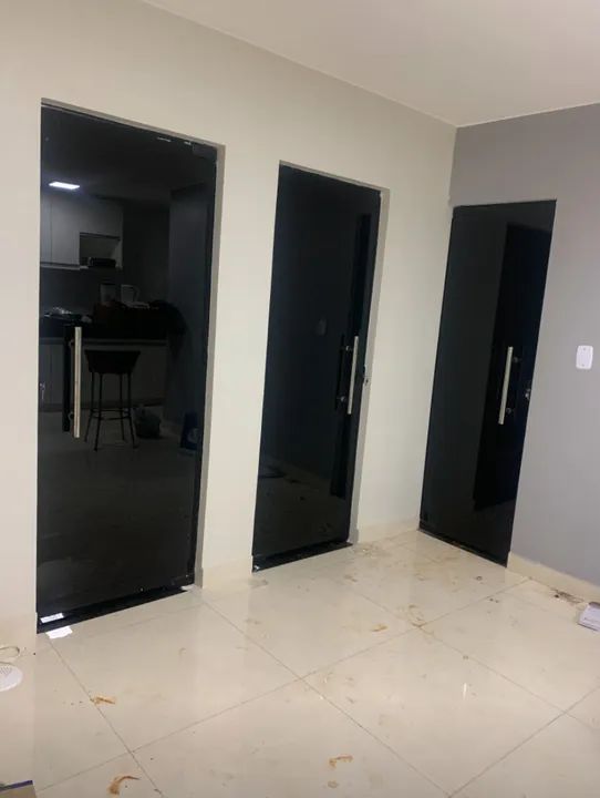 Vidro de 8mm temperado incolor  verde fume - Foto 2