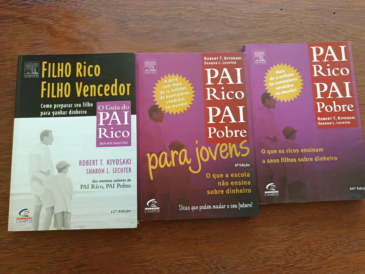 Kwit Pai Rico, Pai Pobre - 3 livros